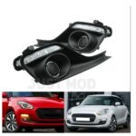 Swift 2018+ Car Front Fog Lamp LED Daytime Running Indicator Lights DRL (Pack of 2)