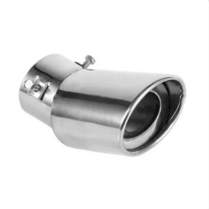 Imported Metal Body Single Pipe Universal Car Exhaust / Silencer Tip for Sport Look