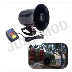 Car Siren Horn 3 Tone PA System 110db Horn Loudspeaker For Car Boat Motorcycle Truck 10W 12V DC Power