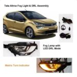 Tata Altroz 2019-24 Onwards Neon Fog Lamp Light with Halogen Matrix Indicator Pack of 2