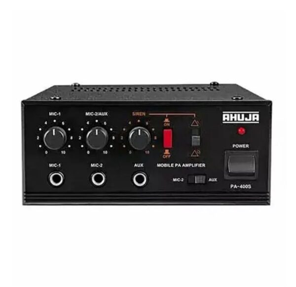 Ahuja 15watt Hooter Siren Set with Amplifier without Mic - Image 3