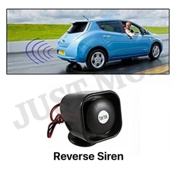 Tuk Tuk Reverse Gear Siren Mini Horn For Cars & Electric Rikshaw Safety (1 Piece) - Image 3