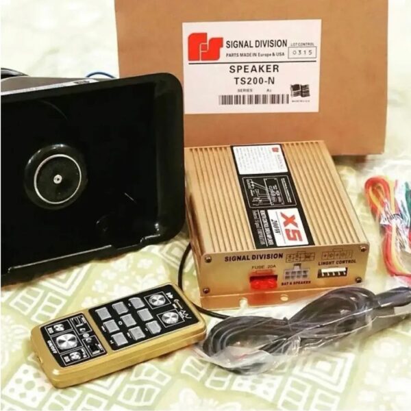 200 Watt Multi Sound Remote Siren With Amplifier Metal Universal For Cars Ambulance Police Car. - Image 6