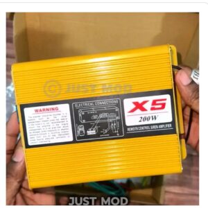 12V Police X5 Car High Power Alarm Hooter Siren Speaker Wireless Remote Control Alarm Buzzer (200W, 1 Speaker)