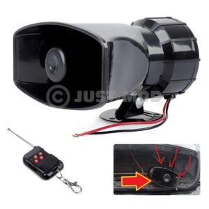 7 Tone Sound Loud Car Siren Vehicle Horn Hooter/Ambulance/Siren/Traffic Sound with Black Remote Controller 12V 100W