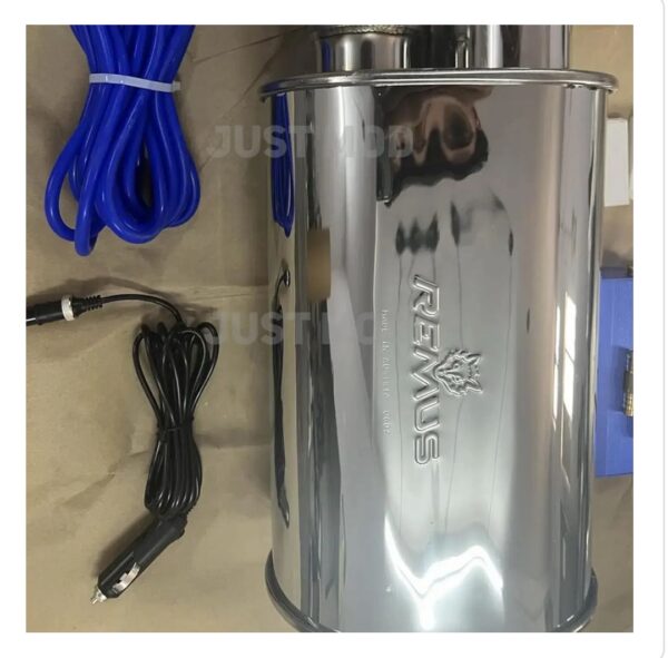 Remus Car Exhaust Valvetronic Remote Exhaust Vacuum With Proper Kit Compatible Petrol/Diesel Cars (Carbon Double Tip) - Image 3