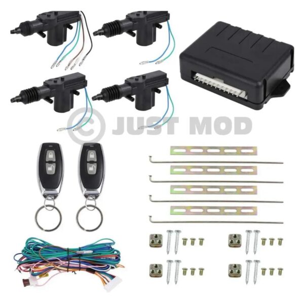 Xenos 4 Door Car Central Locking System – Universal Fit with 2 Remote Keys | Secure, Reliable & Easy Install - Image 3