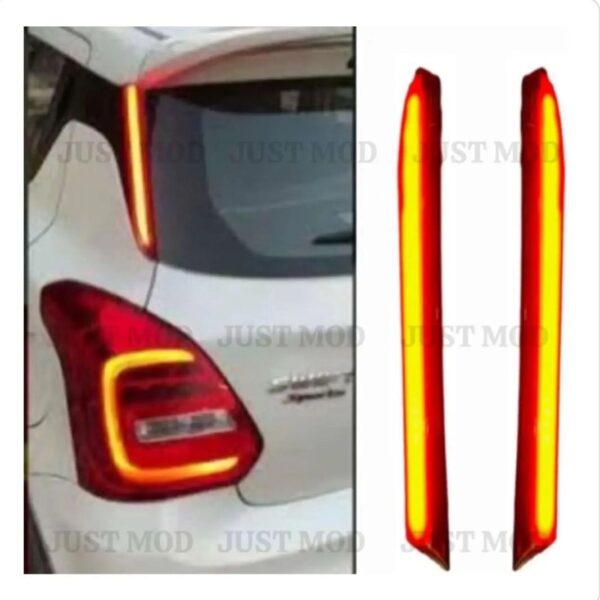Swift 2018+ Pillar Light 2 Fuction Non Matrix Car Brake Light (Red) - Image 3