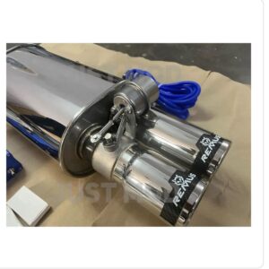 Remus Car Exhaust Valvetronic Remote Exhaust Vacuum With Proper Kit Compatible Petrol/Diesel Cars (Carbon Double Tip)