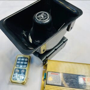 200 Watt Multi Sound Remote Siren With Amplifier Metal Universal For Cars Ambulance Police Car.