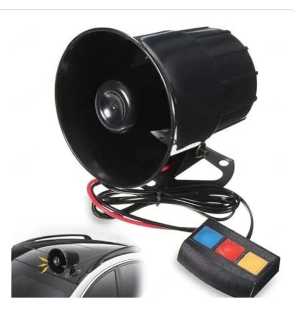 Car Siren Horn 3 Tone PA System 110db Horn Loudspeaker For Car Boat Motorcycle Truck 10W 12V DC Power