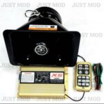 200 Watt Multi Sound Remote Siren With Amplifier Metal Universal For Cars Ambulance Police Car.
