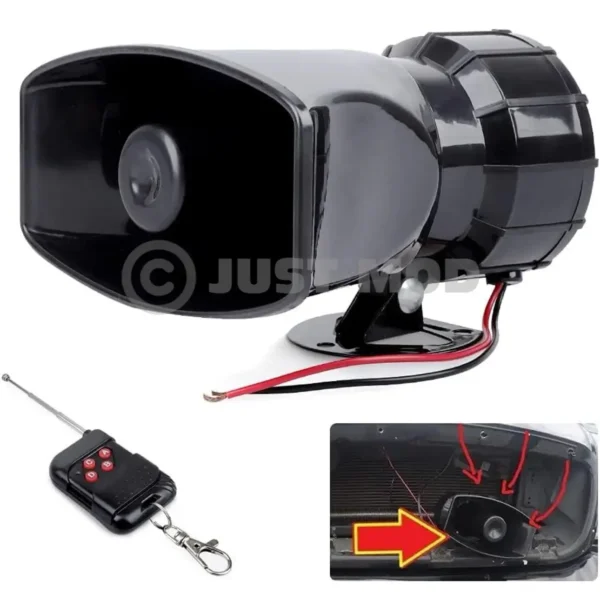 7-Tone Loud Car Siren Horn