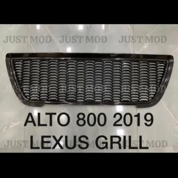 Alto 800 2019 Black RS Grille – Premium ABS Plastic Front Grill Upgrade for Sporty Look | JUSTMOD