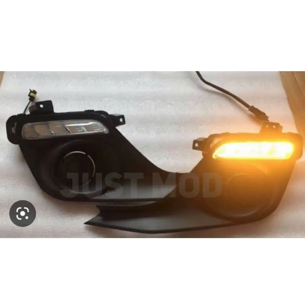Alto 2019 DRL Fog Lamp Cover – Premium Matrix Style with Running Indicator Function | (Pack of 2) | JUSTMOD - Image 2