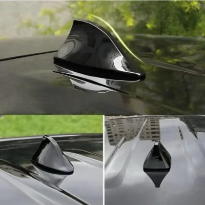 Black Shark Fin Antenna – Premium Stylish Universal Car Antenna with Signal Compatibility | JUSTMOD