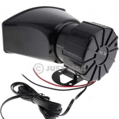 Car Siren Horn – Powerful 7-Tone 80W PA Mic Speaker System for 12V Vehicles | JUSTMOD