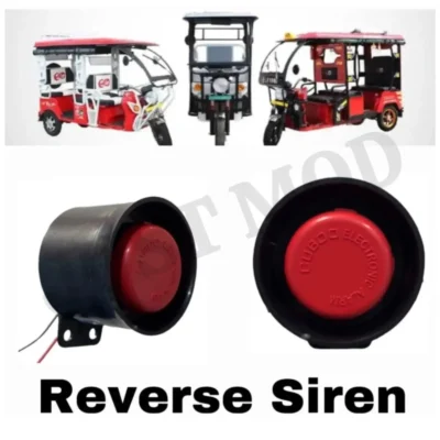 4 Tone Chee Reverse Back Siren – Powerful 12V Anti-Theft Alarm for Vehicles | JUSTMOD