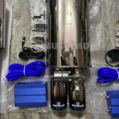 Remus Valvetronic Exhaust Vacuum Kit – Premium Titanium Double Tip for Cars | JUSTMOD