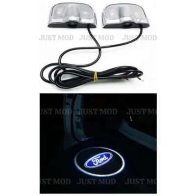 Ford Car Door LED Ghost Shadow Projector Lights – Premium Stylish Entry Logo Lamp | (Pack of 2) | JUSTMOD