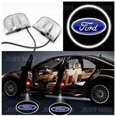 Ford Car Door LED Ghost Shadow Projector Lights – Premium Stylish Entry Logo Lamp | (Pack of 2) | JUSTMOD