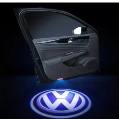 Volkswagen Car Door LED Ghost Shadow Projector Lights – Premium Stylish Entry Logo Lamp | JUSTMOD | (Pack of 2)