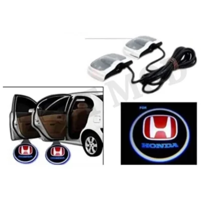 Honda Car Door LED Ghost Shadow Projector Lights – Premium Stylish Entry Logo Lamp | (Pack of 2) | JUSTMOD