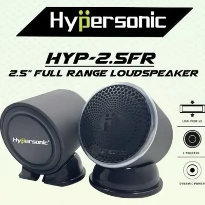 Hypersonic 2.5” Full Range Loudspeaker – Premium 220W High Output Car Dashboard Speaker | No LED | JUSTMOD