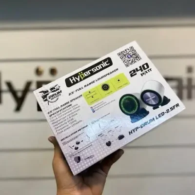 Hypersonic 2.5” Full Range Dashboard Speaker – Premium Built-in Tweeter with Illuminated LED Lighting for Cars | JUSTMOD