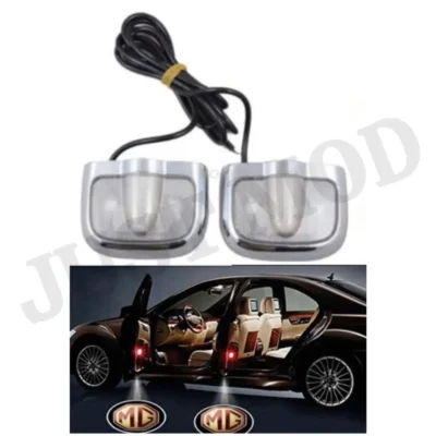 MG Car Door LED Ghost Shadow Projector Lights – Premium Stylish Entry Logo Lamp Set | (Pack of 2) | JUSTMOD