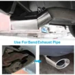 Single Pipe Universal Car Exhaust Silencer Tip Single Pipe Universal Car Exhaust Silencer Tip