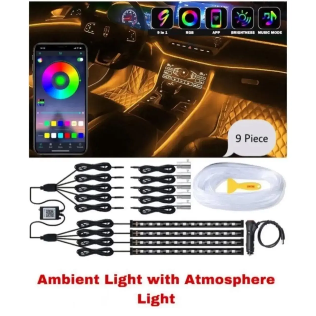 Multicolour Ambient Car Lights