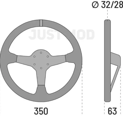 Sparco Custom Steering Wheel – Premium Racing Style Upgrade for Enhanced Grip & Control | JUSTMOD