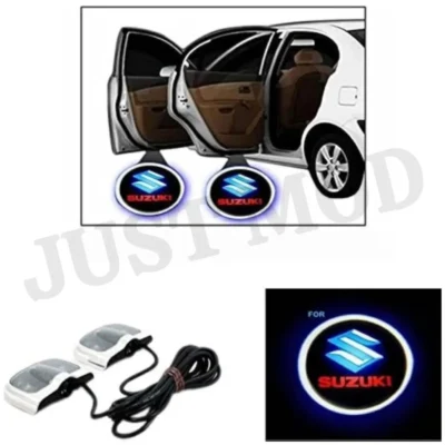 Suzuki Car Door LED Ghost Shadow Projector Lights – Premium Stylish Entry Logo Lamp | (Pack of 2) | JUSTMOD