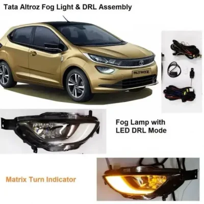 Genuine Tata Altroz Neon DRL with Halogen Matrix Indicator Fog Lamp – Premium Complete 1 Set | (2019–24) |