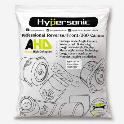 Hypersonic 360° Degree Camera – Premium AHD 1080/720p HD Universal Surround View for All Cars | JUST MOD