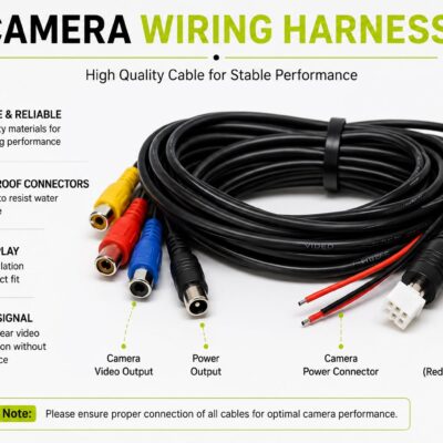 Hypersonic 360° Degree Camera – Premium AHD 1080/720p HD Universal Surround View for All Cars | JUST MOD