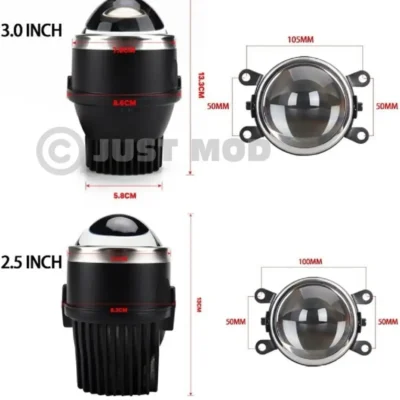 IPH M617 3-Color Fog Lamp – Powerful 90W 3 inch”(White/Off-White/Yellow)| JUSTMOD