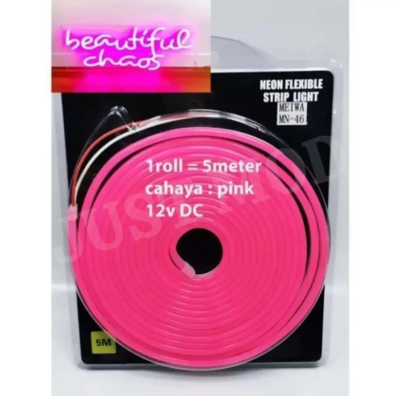 Pink Neon LED Flexible Glow Tube – Premium 12V 5M Car Light Strip for Interior & Exterior Fancy Styling | JUSTMOD - Image 4