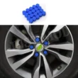 JUST MOD Diamond Silicone Tyre Valve Caps Set of 4 for Car Wheels