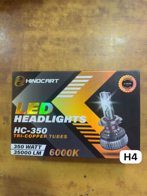 Hindcart 350W H4 LED Headlight Bulbs