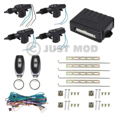Xenos 2-Door Central Locking System for car Security with wireless 2 remote key