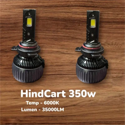 Hindcart 350W 9012 LED Headlight Bulbs – Ultra Bright 6000K 35000LM Lights | Pack of 2
