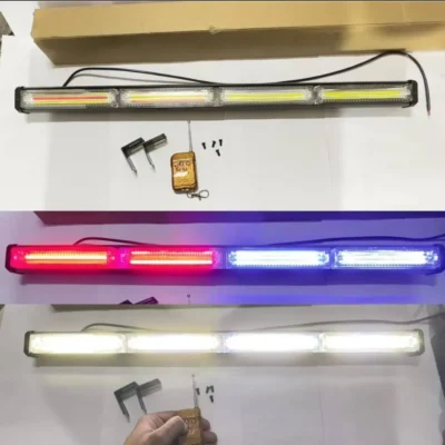 Just Mod 24inch 4 COB Flasher Light – Premium Multi-Color Traffic Strobe Bar (40W)
