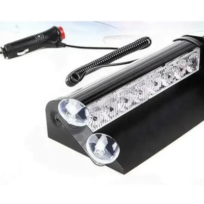 Red Blue 8 LED Police Emergency Light – Premium Multi-Mode USB Flasher (1 Piece)