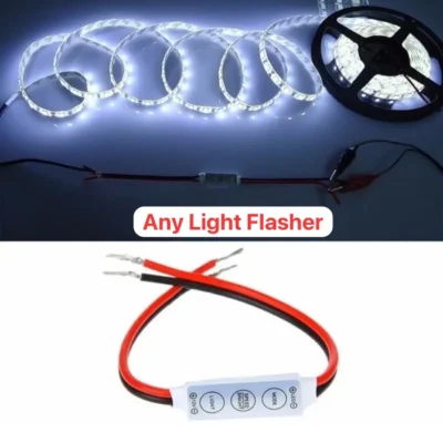 LED Flasher Module LED Dimmer – Premium 12V/24V Strip Light Controller Switch