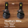 Hindcart 350W H4 LED Headlight Bulbs