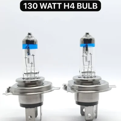 Walta 12V H4 130/100W Halogen Bulb – +150% Extra Power Clear Light (Set of Two)
