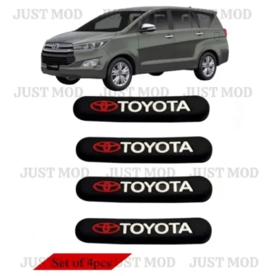 Toyota Rubber Door Guards – Premium Flexible Black Door Protectors (4 Pcs)
