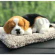 Brown Black Sleeping Dog Showpiece Brown Black Sleeping Dog Showpiece
